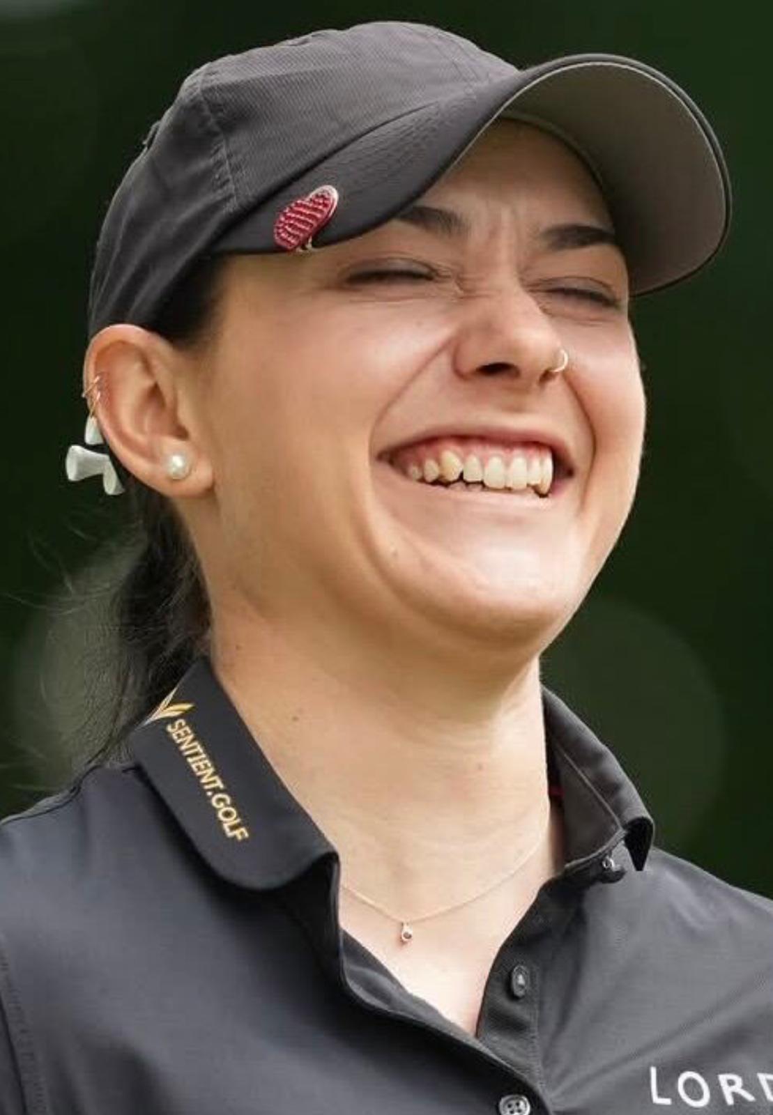 Ana Belac, professional golfer partnered with Sentient Golf